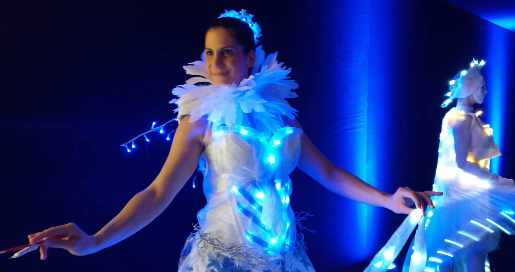 LED Figure at an event